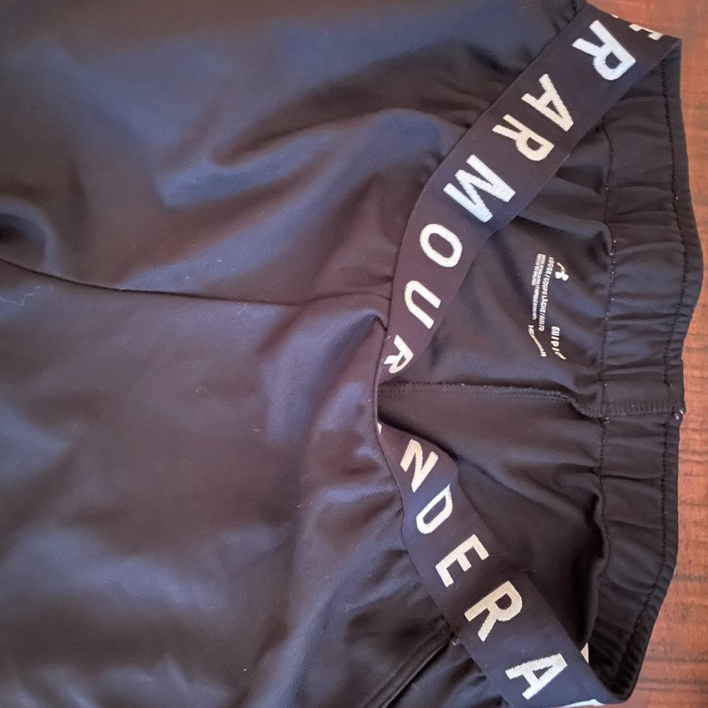 Black Under Armour Running Shorts. Size Small.